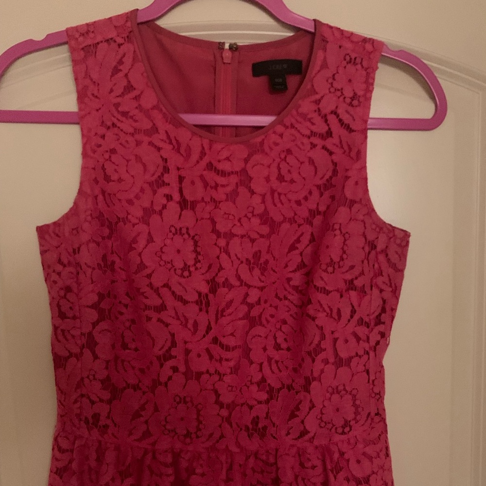 J.Crew Peplum Top in Pink 000